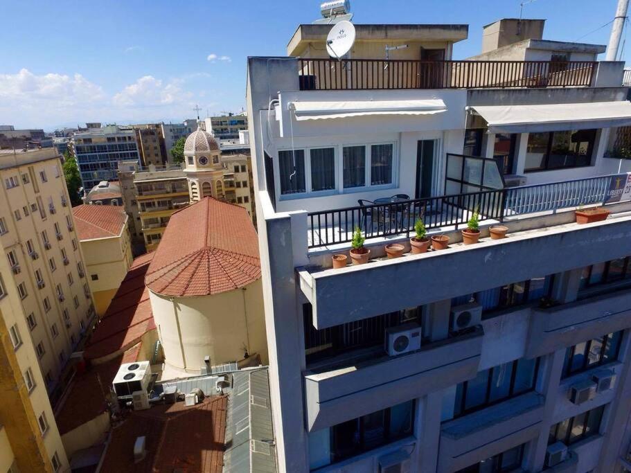 Penthouse Suite In The City Center Tessalónica Exterior foto